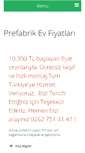 Mobile Screenshot of prefabrikevfiyatlarii.com